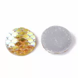 10db. Sellő pikkelyes kaboson lencse. 12mm. Több szín!