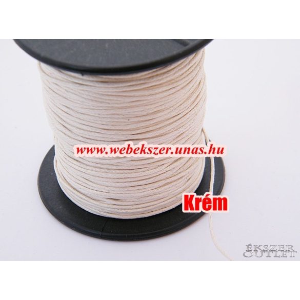 Viaszolt szál. 1mm. 29 szín! Válassz színt! 10m/tekercs.
