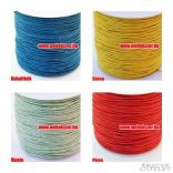 Viaszolt szál. 1mm. 29 szín! Válassz színt! 10m/tekercs.