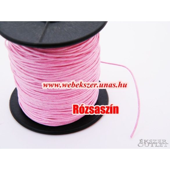 Viaszolt szál. 1mm. 29 szín! Válassz színt! 10m/tekercs.