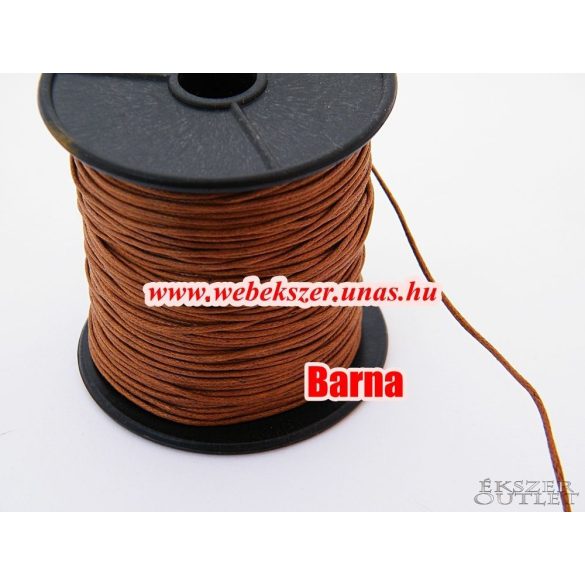 Viaszolt szál. 1mm. 29 szín! Válassz színt! 10m/tekercs.