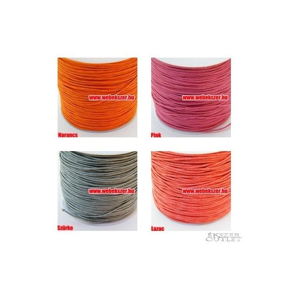 Viaszolt szál. 1mm. 29 szín! Válassz színt! 10m/tekercs.