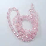 Leárazás! 10db. Csiszolt üveg könnycsepp gyöngy. 11x8mm. Válassz színt!