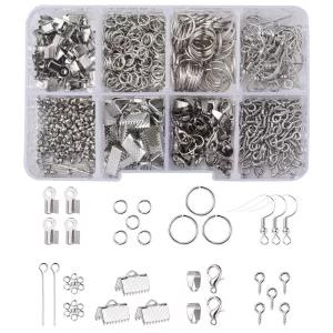 DiY. 576 darabos szerelékes szett, ajándék tároló dobozban. Platina szín.