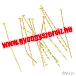   100db. Talpas szerelőpálca . 38x1mm. Arany szín.   Leárazva!