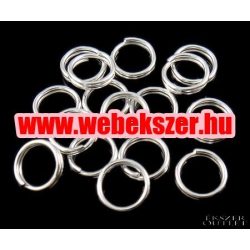   100db.  Dupla szerelő karika. 4x1mm. 2 színben. Válassz színt!   Alacsony ár !