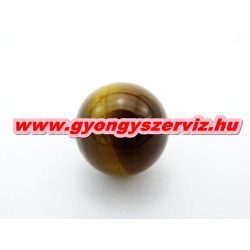 Tigrisszem. Marokkő, harmónia gyöngy. 16mm.