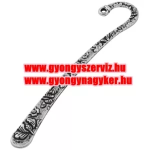 Könyvjelző alap. Antik ezüst szín.