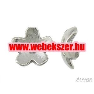 50db gyöngykupak. Fémgyöngy. Antik ezüst szín.6.5x6.5x2mm. Leárazva!