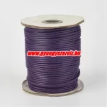 Viaszolt polészter szál. 1.5mm. Több színben! 10m/tekercs.