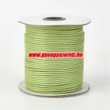 Viaszolt polészter szál. 1.5mm. Több színben! 10m/tekercs.
