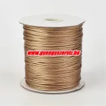 Viaszolt polészter szál. 1.5mm. Több színben! 10m/tekercs.