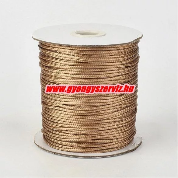 Viaszolt polészter szál. 1.5mm. Több színben! 10m/tekercs.