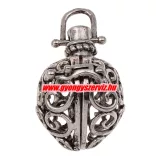 Leárazás! Angyalhívó medál. 21x29x24mm. 4 színben!