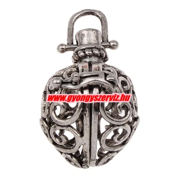 Leárazás! Angyalhívó medál. 21x29x24mm. 4 színben!