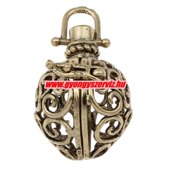 Leárazás! Angyalhívó medál. 21x29x24mm. 4 színben!