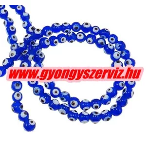 Lámpagyöngy. Allah szeme. 8mm. 