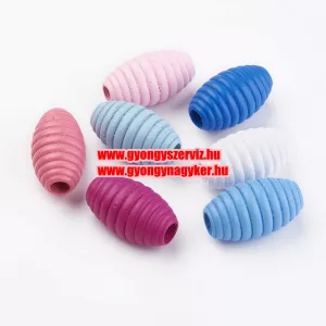 Leárazás! Fagyöngy mix. 25x14mm. Pasztell hordó. 10db/csomag. Mindig akcióban!