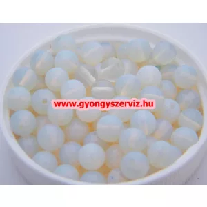 20db. Holdkő. Szintetikus. Opalit gyöngy. 8mm.