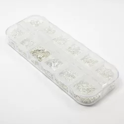   Nyitott szerelőkarika, 4-10mm. Ezüst szín. + ajándék doboz!