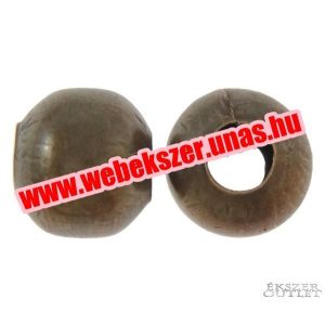 Leárazás! 10db. Fémgyöngy. Antik réz szín. 10x9 mm. Mindig akcióban!