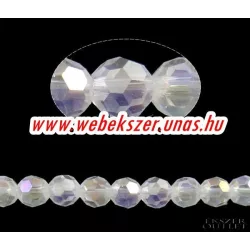   Kiárusítás!  20db. Kristály gyöngy. Csiszolt. 6mm. Mindig akcióban!