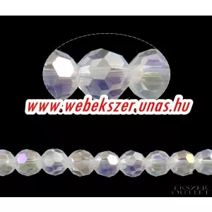 Kiárusítás!  20db. Kristály gyöngy. Csiszolt. 6mm. Mindig akcióban!