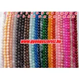 Csiszolt jade ásványgyöngy. 8mm. Válassz színt!