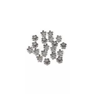 20db gyöngykupak. 10x3.5mm. Antik ezüst szín.