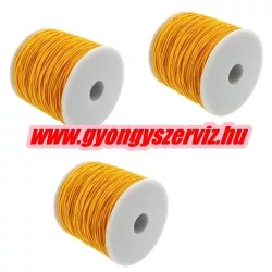 10m. Gumizsinór, kalapgumi. 0.8mm. Aranysárga.