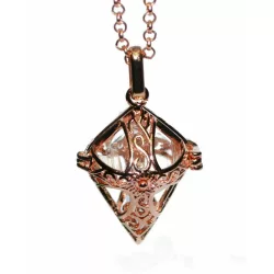 Leárazás! Angyalhívó medál. Rózsaarany szín.