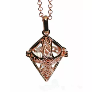 Leárazás! Angyalhívó medál. Rózsaarany szín.