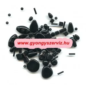 20g. Cseh gyöngy. Vegyes. Fekete. Mix. Mindig akcióban!