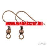 50db.  Fülbevaló. Fülbevaló alap. Antik réz szín. Alacsony ár !