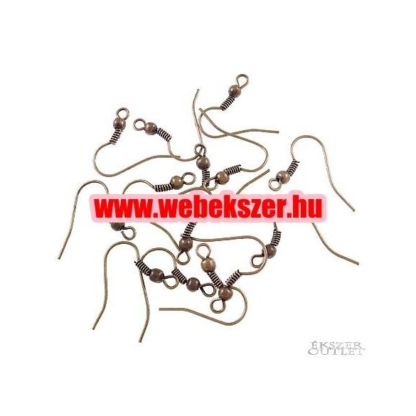 50db.  Fülbevaló. Fülbevaló alap. Antik réz szín. Alacsony ár !