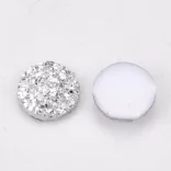 10db. Imitált achát, kaboson lencse. 12mm. 13 szín.