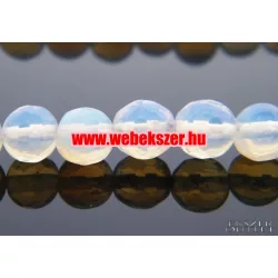   Féldrágakő gyöngy. Ásványgyöngy. Holdkő, opalit. Csiszolt. 8mm.  