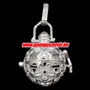 Leárazás! Angyalhívó medál. 25x25x20mm. Ezüst szín.