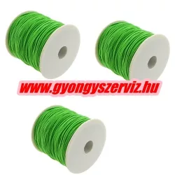 10m. Gumizsinór, kalapgumi. 0.8mm. Neonzöld.