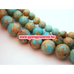20db. császárkő. 8mm. Világos türkiz.
