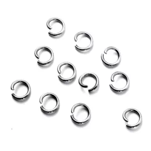 Acél szerelő karika. Nyitott. 5x0.7mm. 100db/csomag.