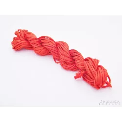   Shamballa fonal. Nylon fonal. 1.5mm. 12.5m. Piros.   Legjobb ár!