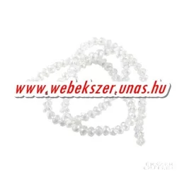   Kiárusítás!  20db. Kristály gyöngy. Csiszolt. 4x3mm. Mindig akcióban!