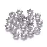 Acél gyöngykupak. 9x2mm.