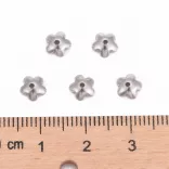 Acél gyöngykupak. 9x2mm.