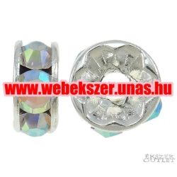  10db. Fém köztes gyöngy. Fém gyöngy.Rondell. 8x3.5mm.     Leárazva!