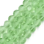 Leárazás! 10db. Csiszolt, matt üveggyöngy. 8mm. Válassz színt!