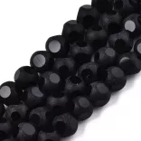 Leárazás! 10db. Csiszolt, matt üveggyöngy. 8mm. Válassz színt!