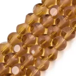 Leárazás! 10db. Csiszolt, matt üveggyöngy. 8mm. Válassz színt!