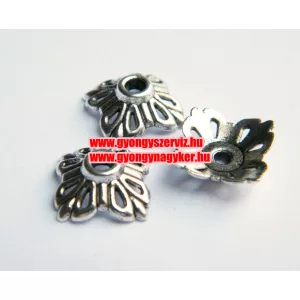 20db gyöngykupak. 12x5mm Antik ezüst szín.